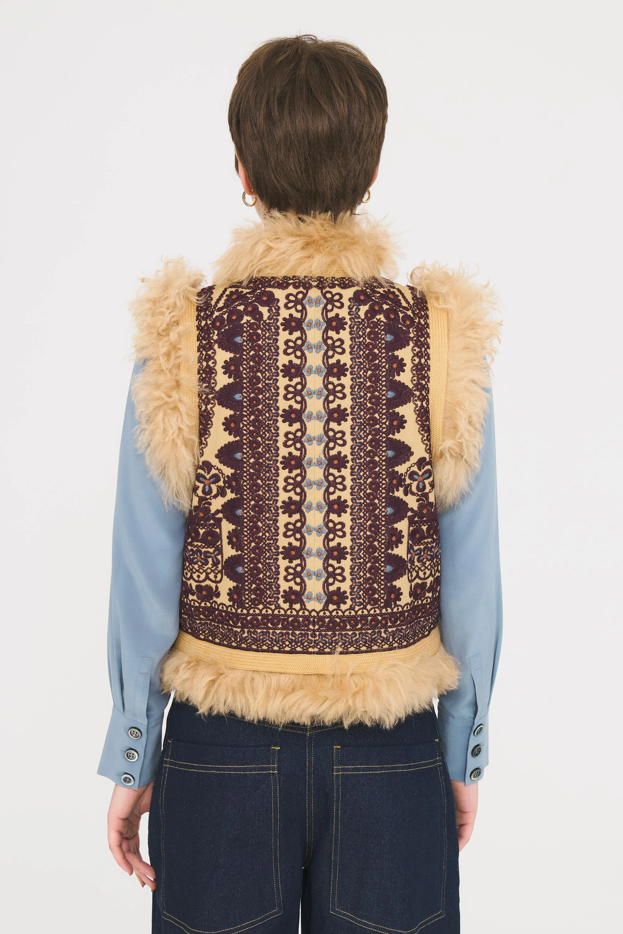 Gilet en fourrure Sandora - Image 4